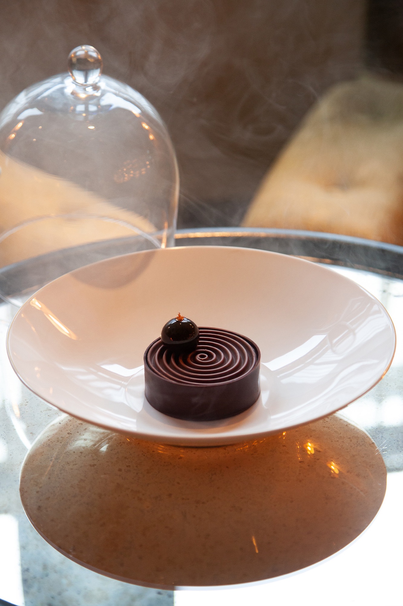 Michael D'Angelo – Gold Leaf Dessert at Louie London